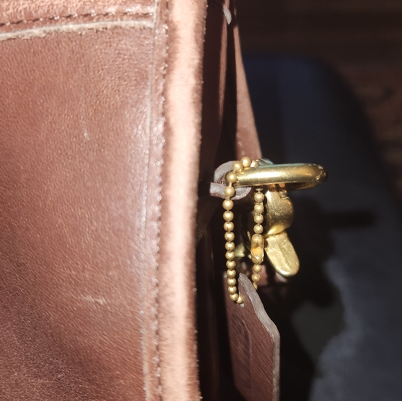 Coach Vintage Brn Leather Messenger Bag Briefcase Gold Hardware G9Z-5265, 15x11 - Picture 10 of 13